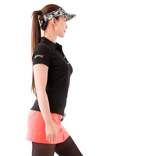 ポロシャツ ハワイアンスカル ブラック