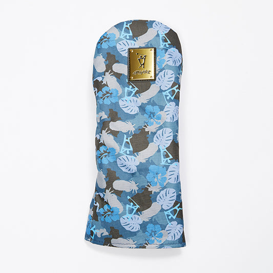 ヘッドカバー ハワイアンカモフラージュ・ブルー (ドライバー・ウッド・ユーティリティー選択可)