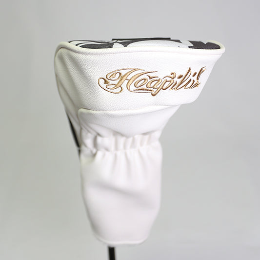 ヘッドカバー トロピカル グレー×ホワイト