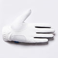 Golf gloves [Paisley] (white) worn on left hand, unisex