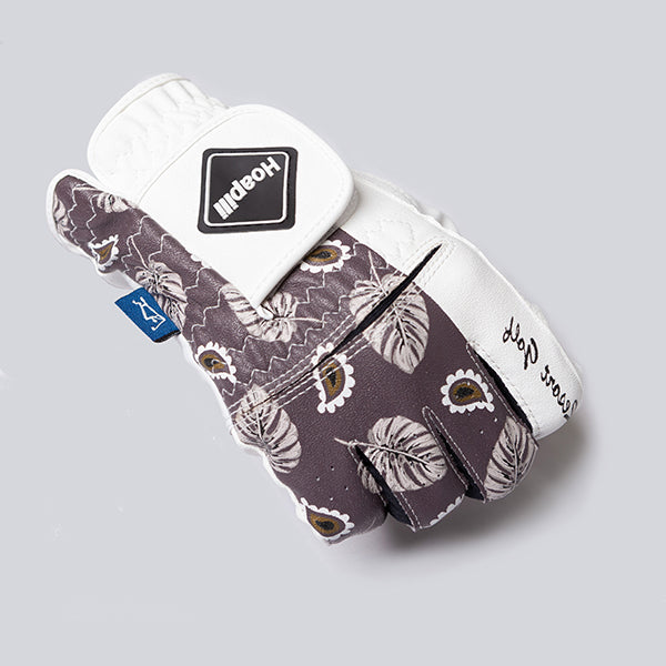 Golf gloves [Paisley] (white) Right hand worn, unisex