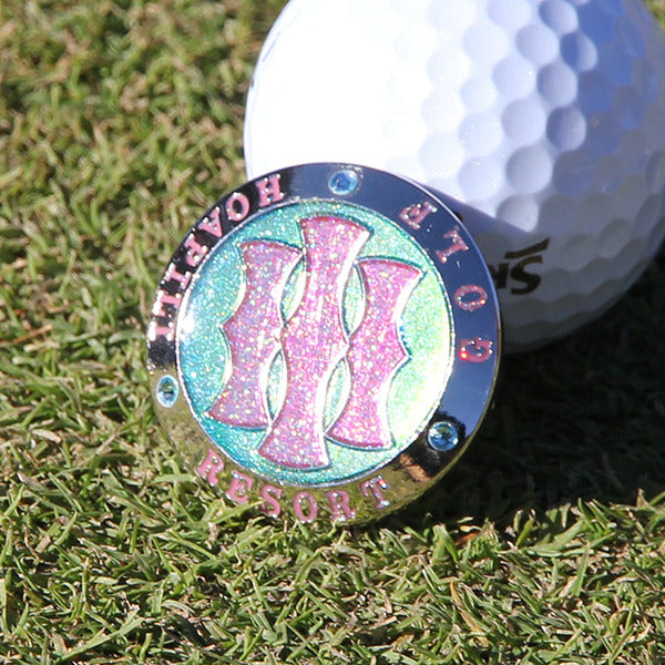 Ball marker (HI-Hawaii state abbreviation) pink