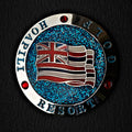 Ball marker (Hawaiian flag) navy