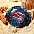 Ball marker (Hawaiian flag) navy