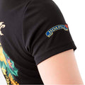 Polo shirt hawaiian skull black