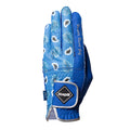 Golf gloves [paisley] (blue) worn on left hand, unisex