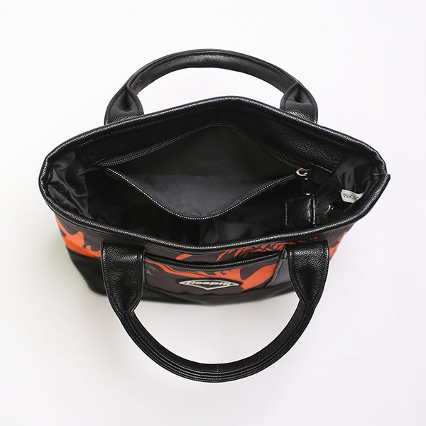 Mini Cart Bag Tropical Black x Orange