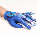 Golf gloves [Hawaiian camouflage print] (dark blue) Left hand worn, unisex