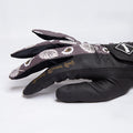 Golf gloves [Paisley] (black) worn on right hand, unisex