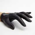 Leather golf gloves [Hibiscus series] (Navy) for both hands for women