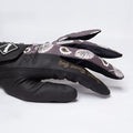 Golf gloves [Paisley] (black) worn on left hand, unisex