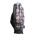 Golf gloves [Paisley] (black) worn on right hand, unisex