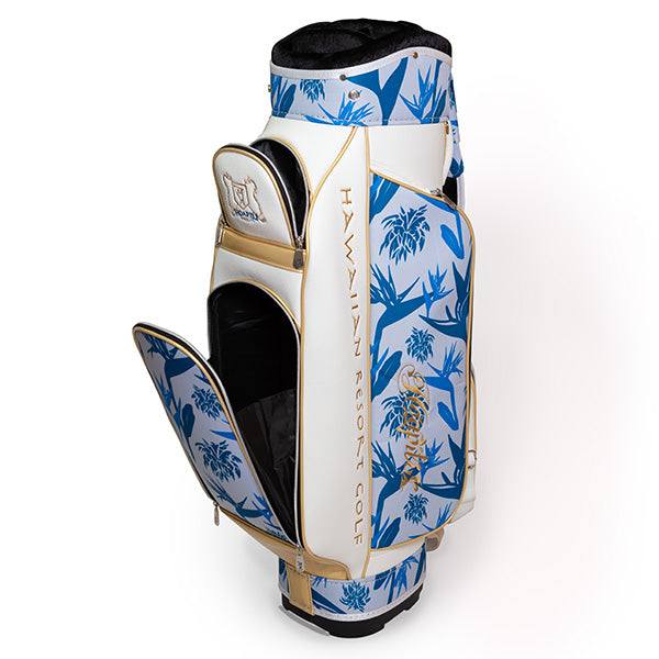 Caddy bag tropical blue