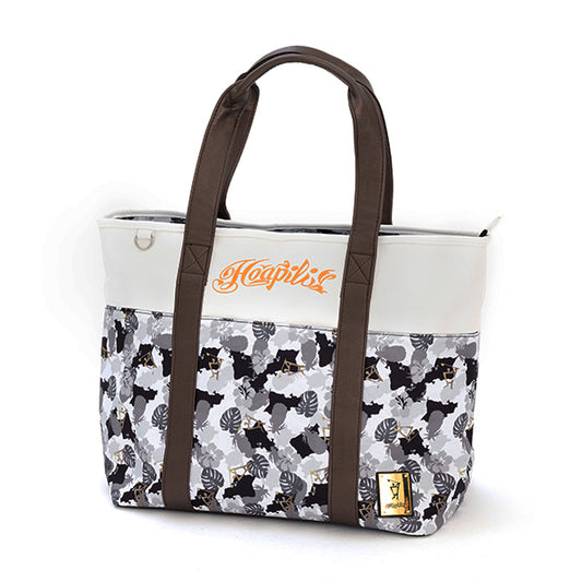 Tote bag Hawaiian camouflage black