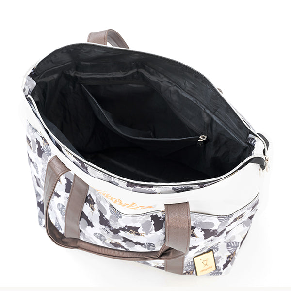 Tote bag Hawaiian camouflage black