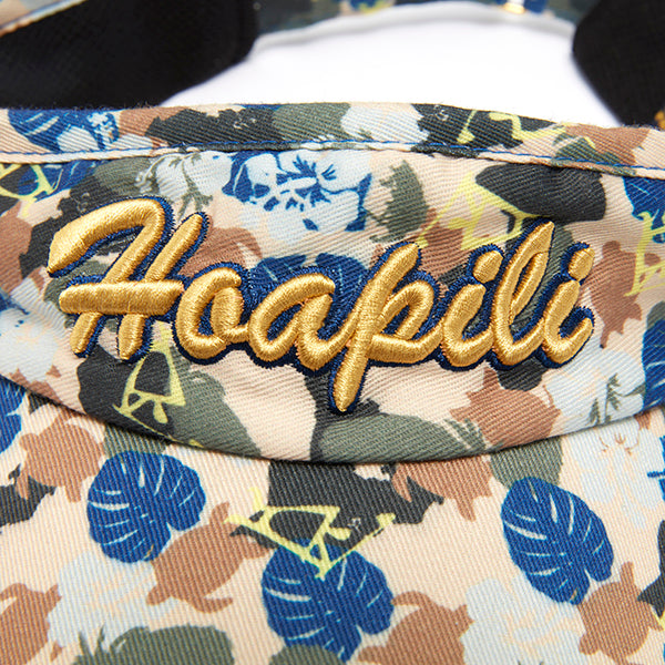 Hoapili Sun Visor (Hawaiian Camouflage) Beige